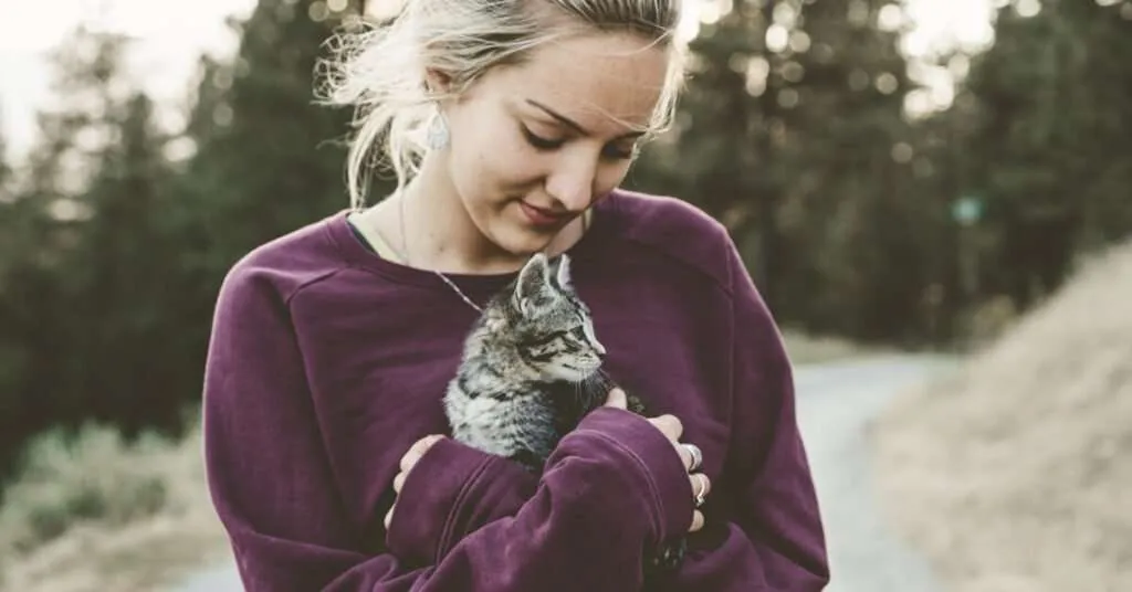 Holding a Cat